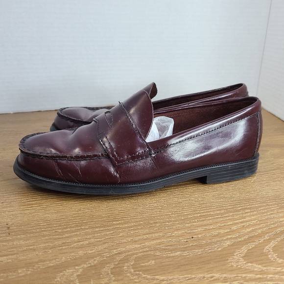 G.H. Bass Larson Weejuns Styled Dress Shoes, Size: 4, Color: Burgundy - Picture 4 of 14